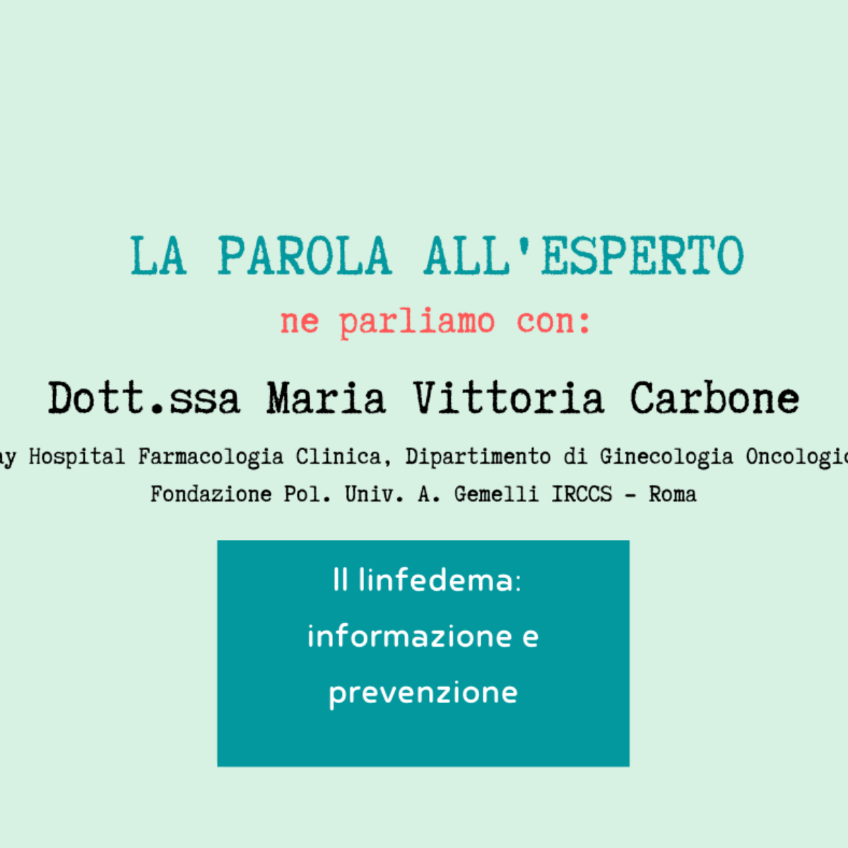 La parola all’esperto Carbone La parola all'esperto Carbone