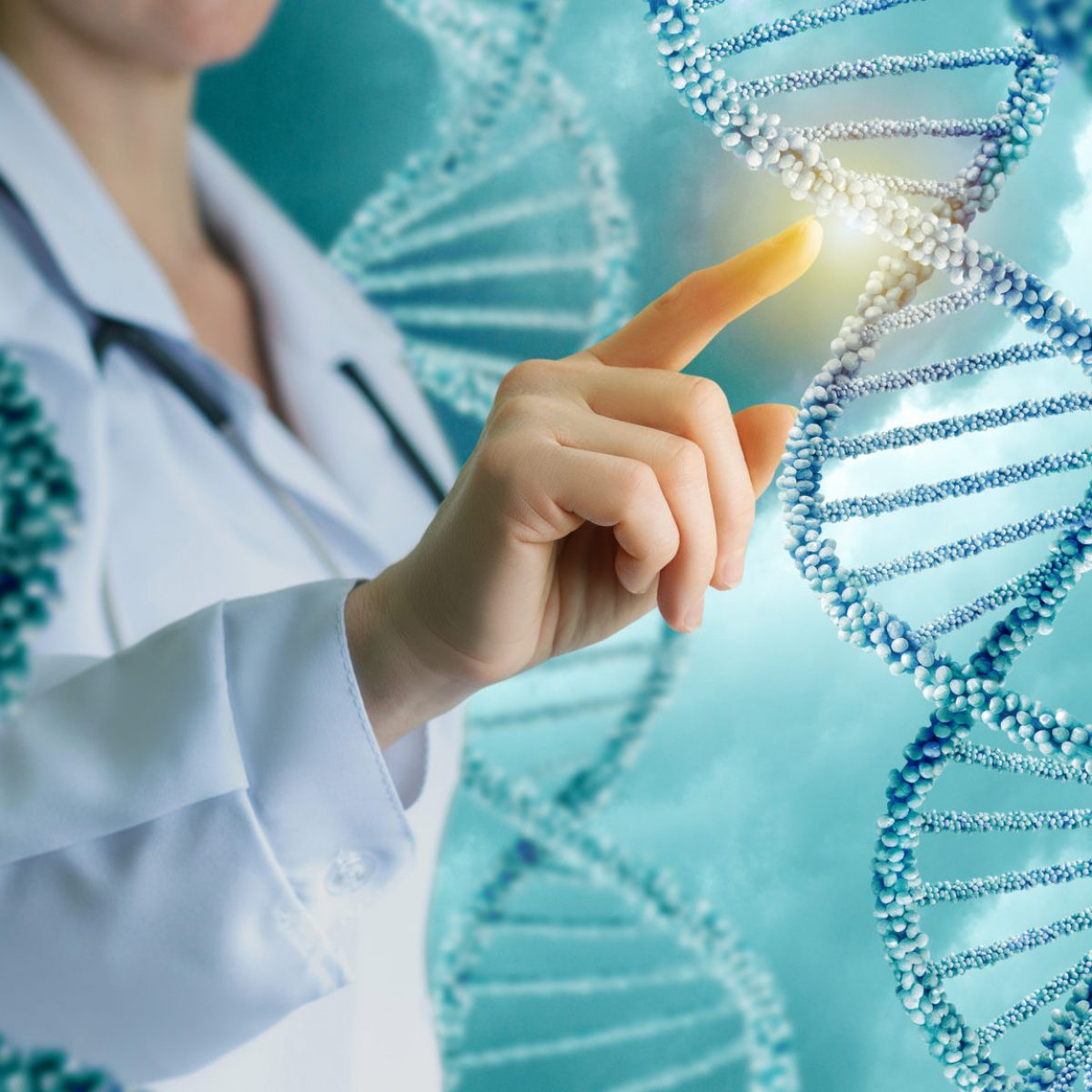 Innovative in science and medicine . Innovative in science and medicine concept design.